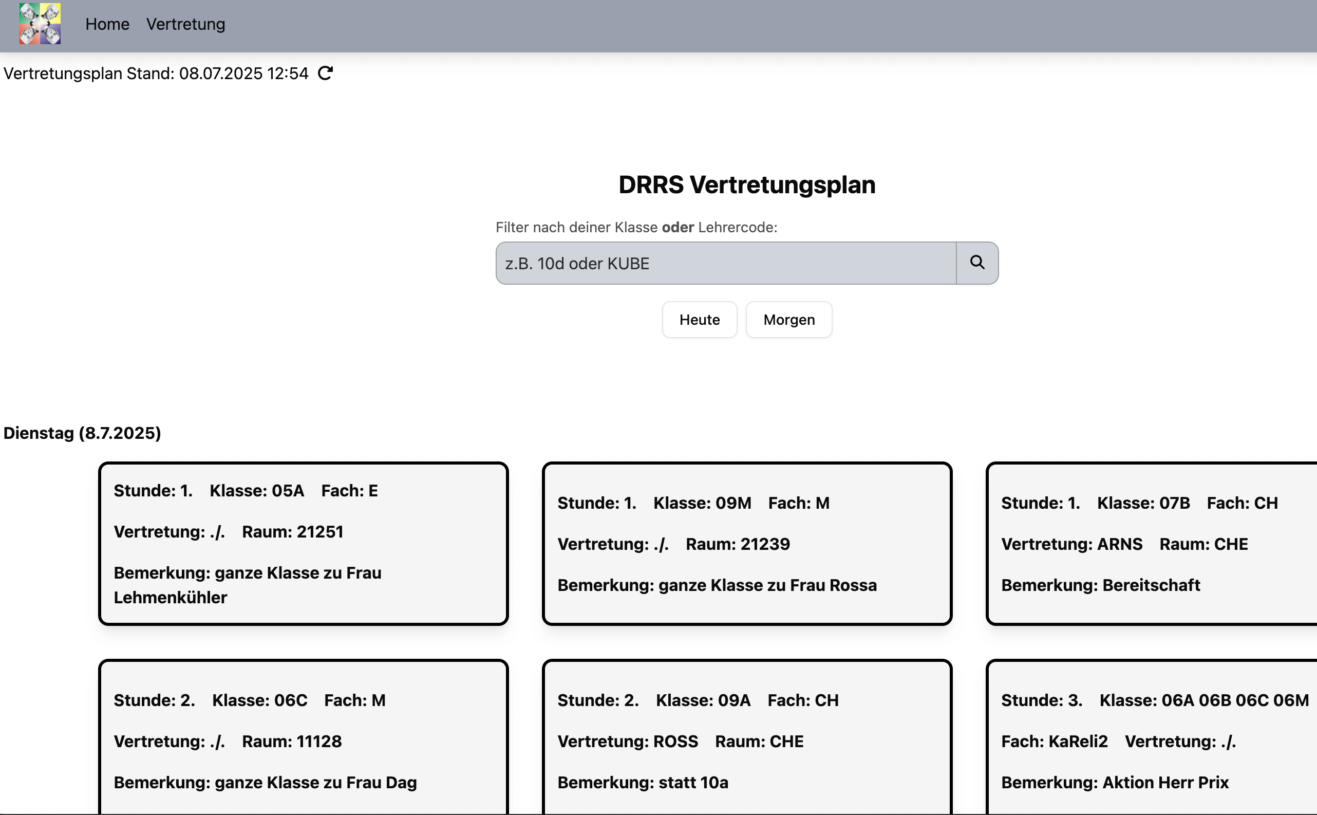 SV-Planer Frontend
